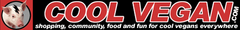 coolvegan.com - shopping, community, food and fun for cool vegans everywhere
